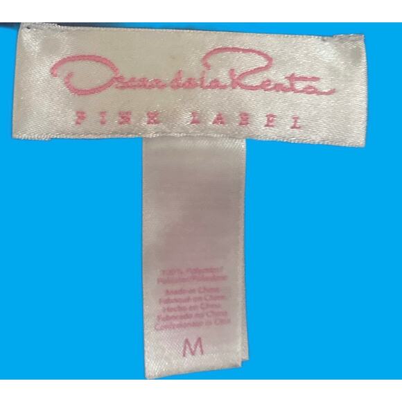 Oscar de la Renta Silk Abstract Animal Print Robe/ MuMu Sz M - Picture 4 of 6